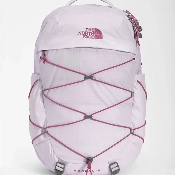 The North Face Magenta and Cream Backpack Amazon.com: The North Face Women main image 2